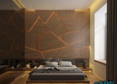 10 طرح از دیوارپوش چوبی لوکس